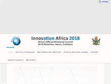 Tablet Screenshot of innovation-africa.com